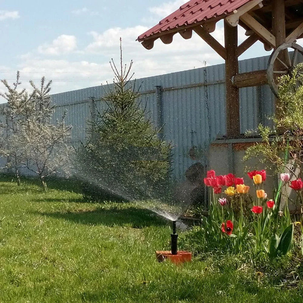 AquaFlex JetMaster | Versenkbarer Rasensprenger | Automatischer Hubmechanismus | 360° Einstellbarer Sprühwinkel