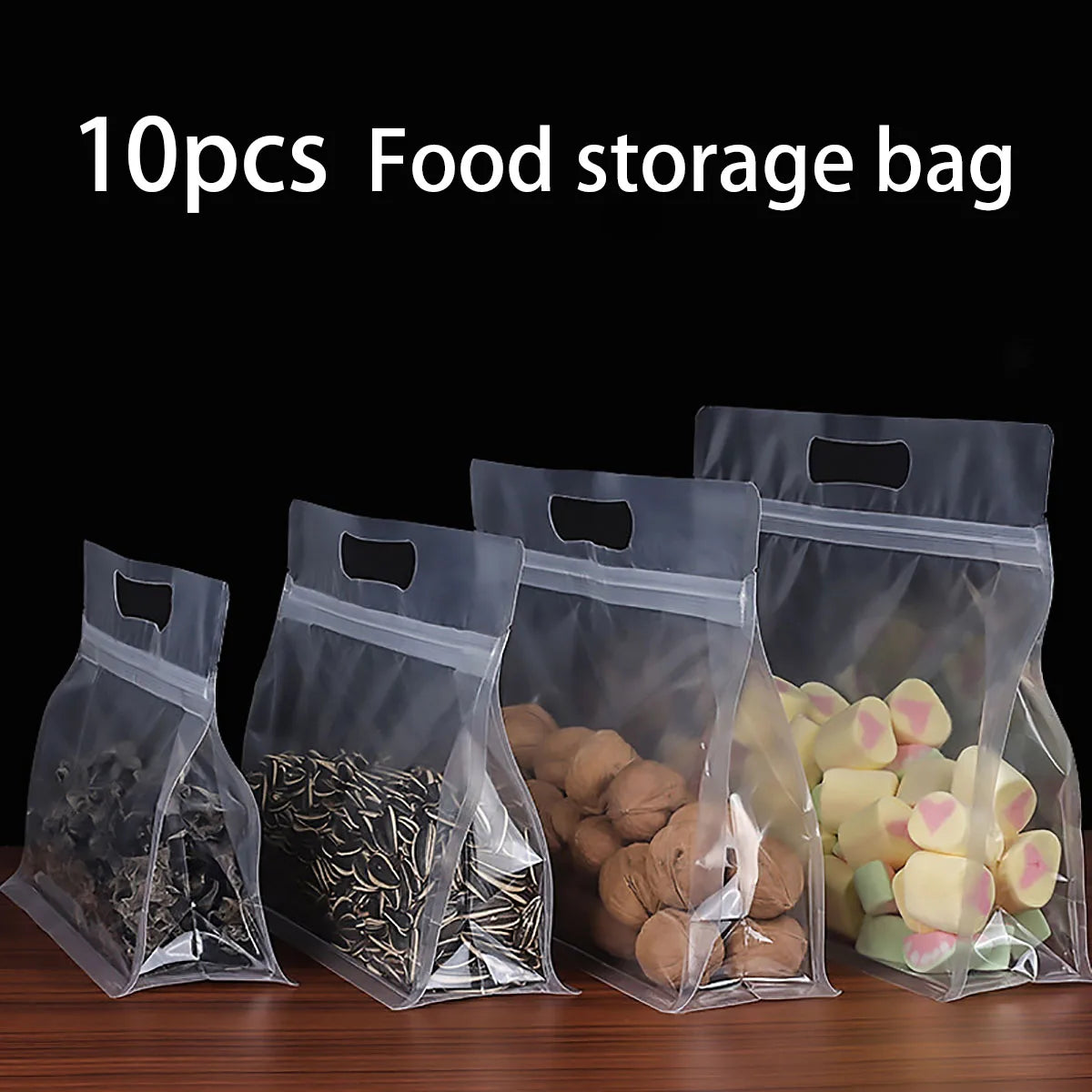 EcoBag Wiederverwendbare Aufbewahrungsbeutel | Umweltfreundlich & Auslaufsicher | Für Vorräte & Snacks