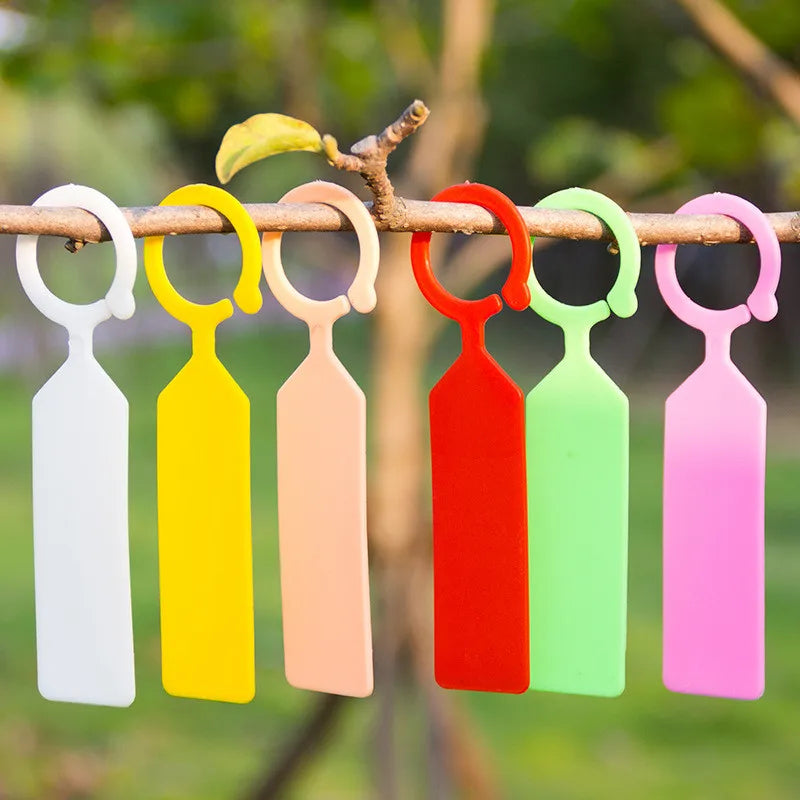 EcoPlant Pflanzenetiketten | 50 Stück | Wiederverwendbar | Wetterfest | Bunte Farben