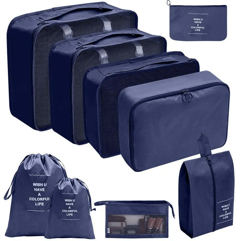 TravelPro Organizer Set | Platzsparend & Umweltfreundlich | 7-10 Teile für Perfekte Ordnung