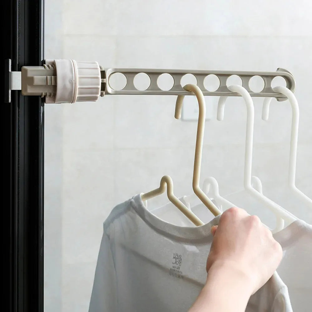 DryFlex Window Drying Rack | Tragbarer Wäscheständer für Fenster | Schnell Montiert & Kompakt