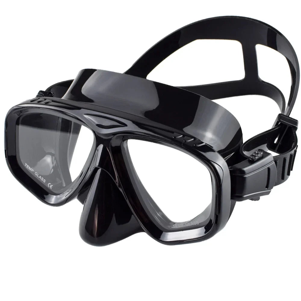 Aquanisa Tauchmaske | 180° HD-Glas Sicht | Antiallergen & Dicht | Für Schnorchel & Schwimmen