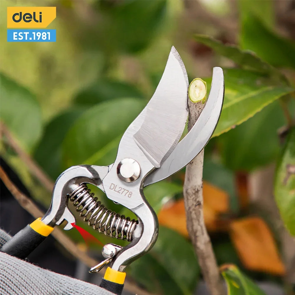 PRUNEXA Gartenschere | Präzisionsschnitt | Ergonomischer Griff | Carbonstahl Klinge