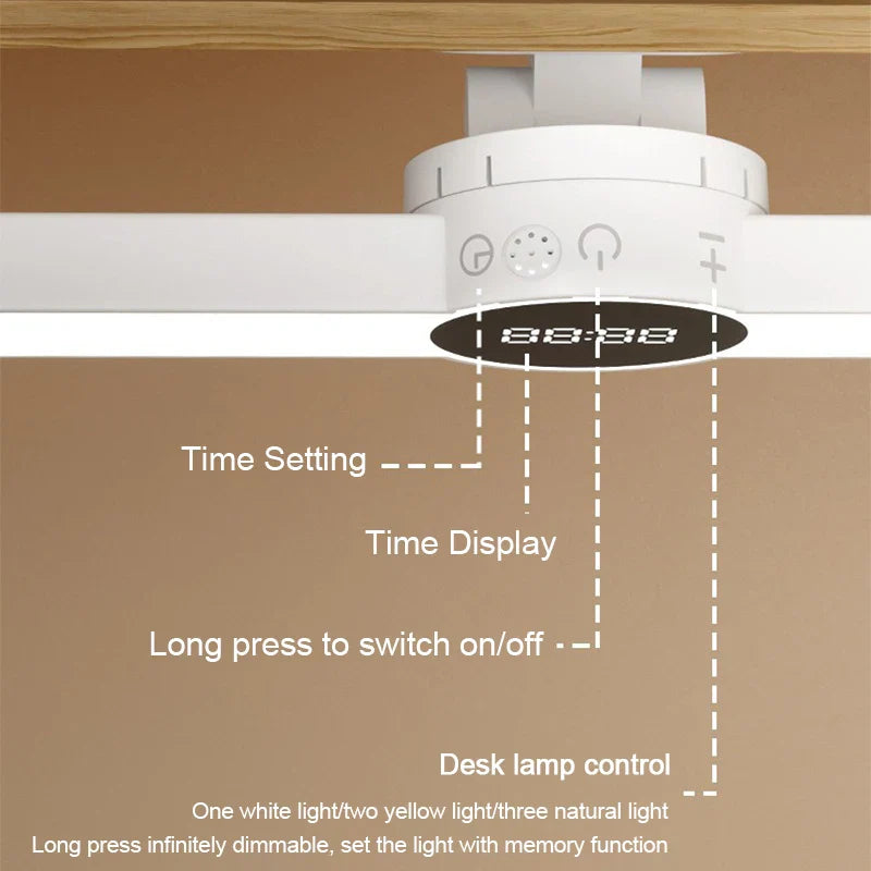 LumaLight | LED-Tischlampe | 3-in-1 Design | Touch-Steuerung & Magnetische Befestigung