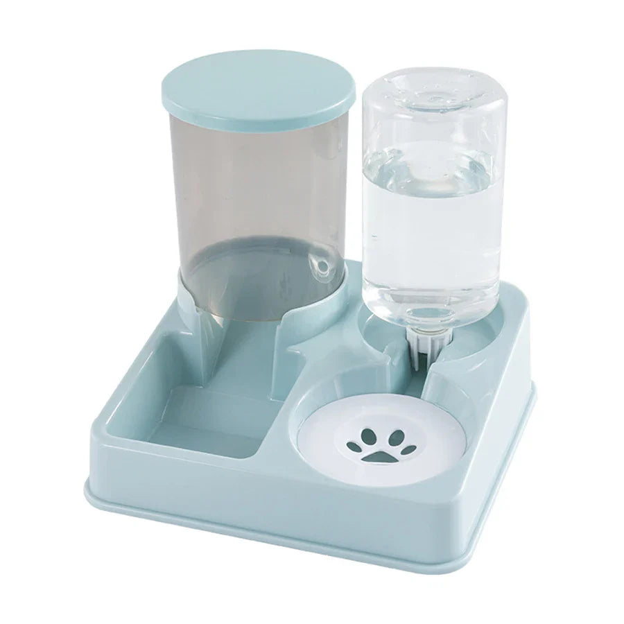 PetFlow Duo Futterstation | Automatischer Wasserspender | Ergonomisches Design | Modern & Praktisch