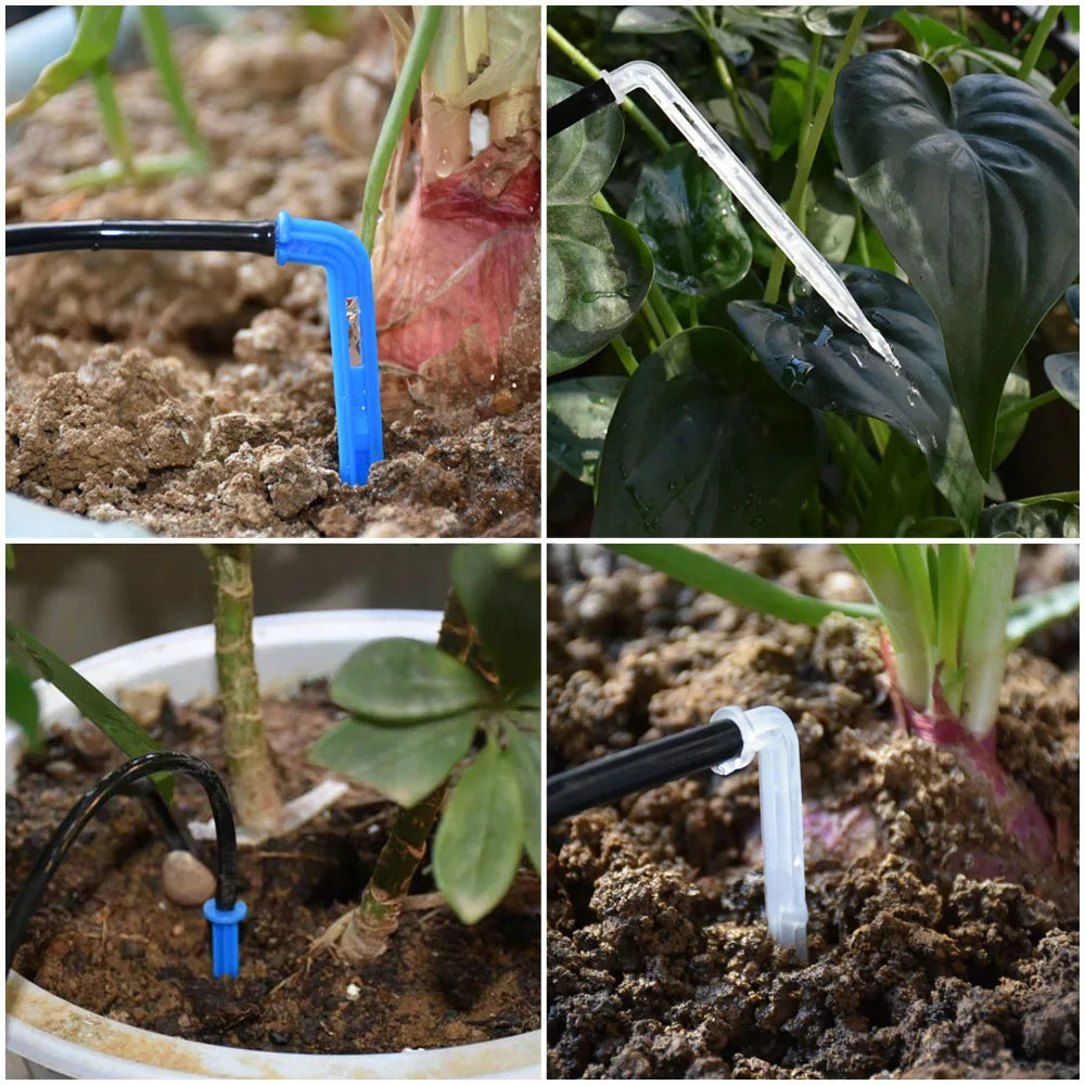 HydroLink SplitConnect | 2-Wege Tropfbewässerungs-Verbinder | Für 3/5 mm Systeme | Druckfest & Vielseitig