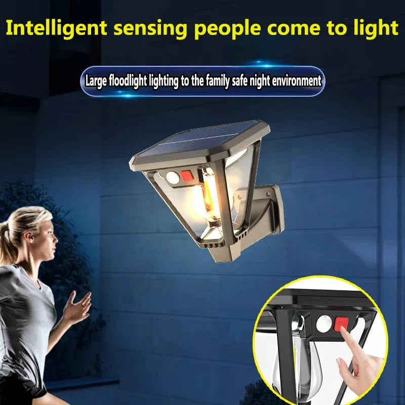 SolarGlow | 2-in-1 LED-Solarlampe | Intelligente Beleuchtung | Kabellos & Umweltfreundlich