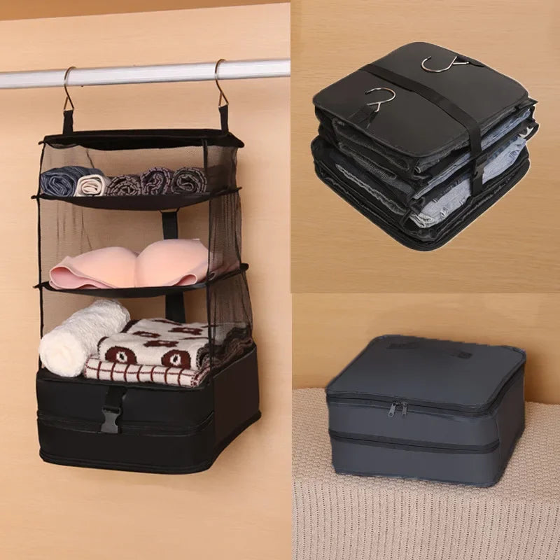 Packridge | Hängeregal für Reisen | Faltbar & Kompakt | Organizer