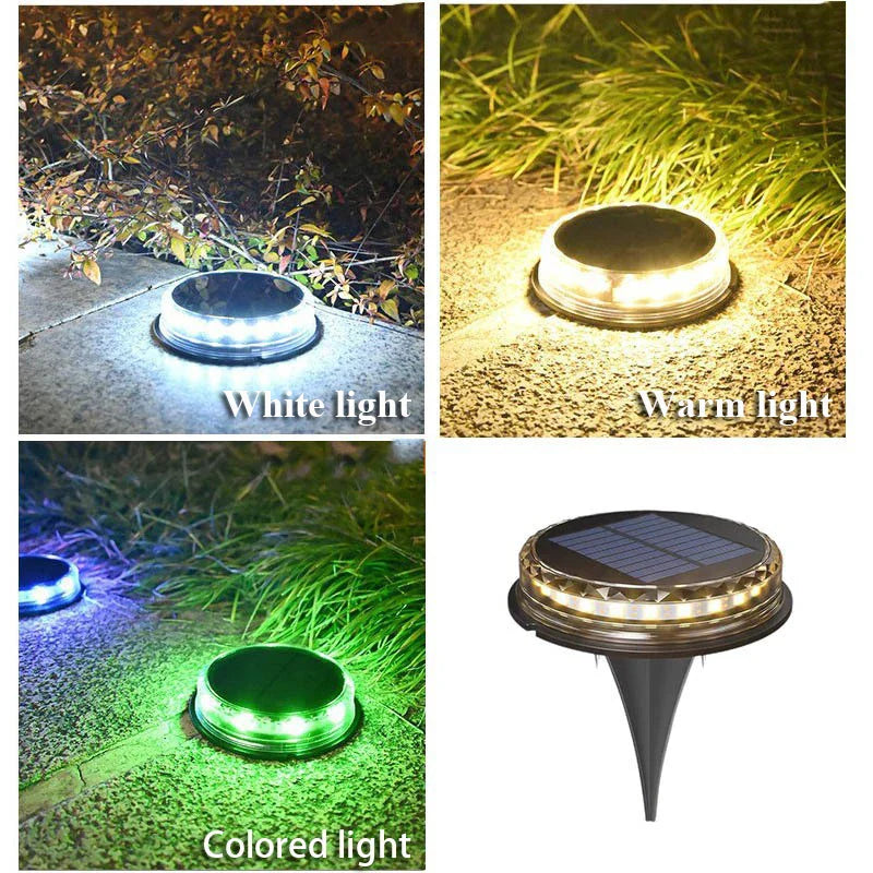 GroundGlow | Solar-Bodenleuchten | 100% Solarbetrieb | Wetterfest & Automatisch