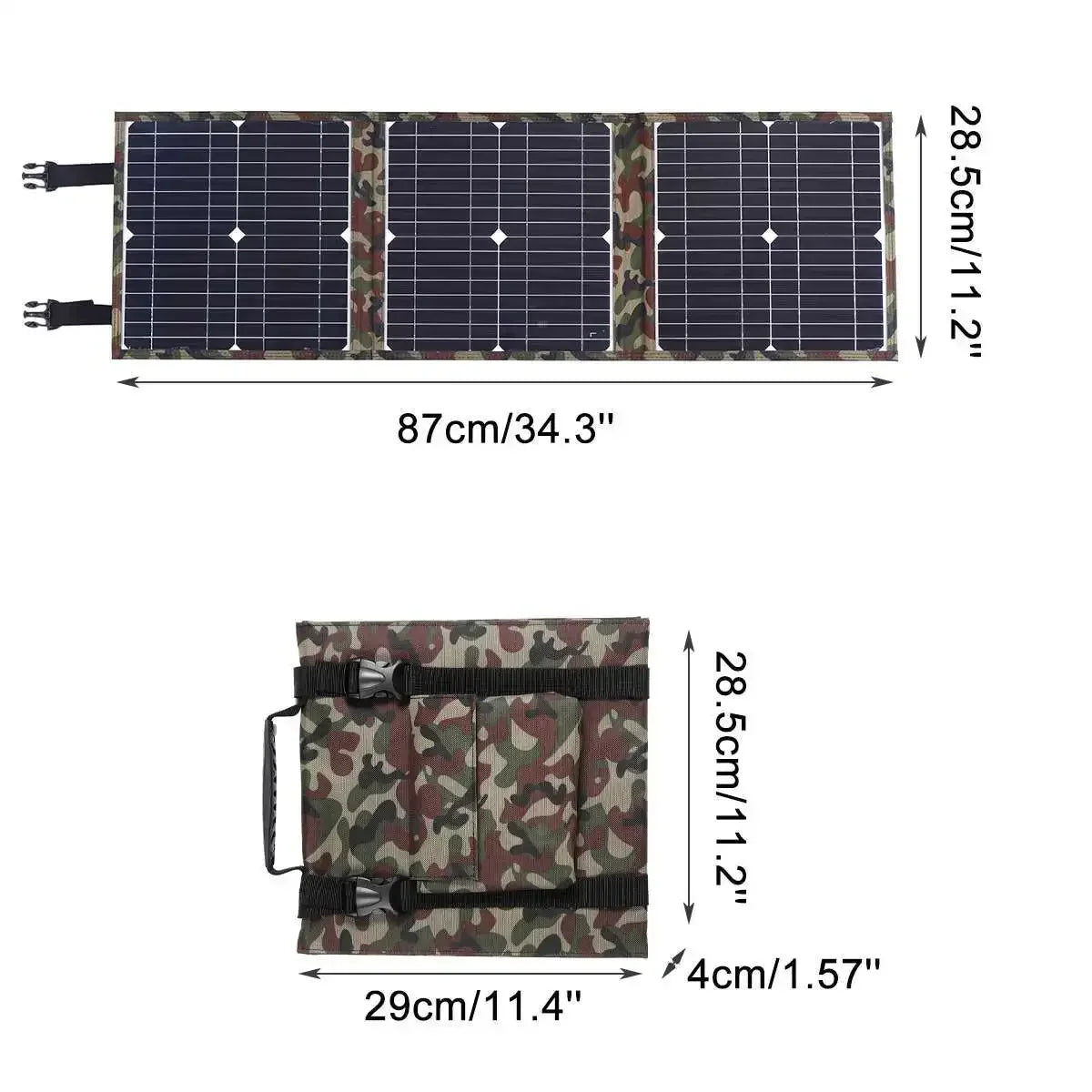 Soltrix | Faltbares Solarpanel | 800W Outdoor Leistung | USB & DC Anschlüsse