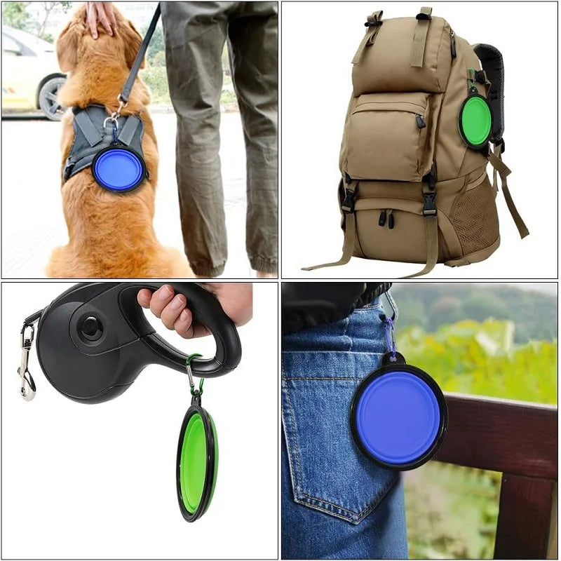 Travipet | Faltbarer Hundenapf | 2-in-1, BPA-frei, Ultraleicht | Reisen, Camping & Outdoor