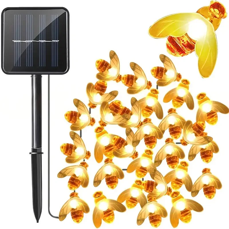 LumaGlow | Solarbetriebene Lichterkette für Außenbereich