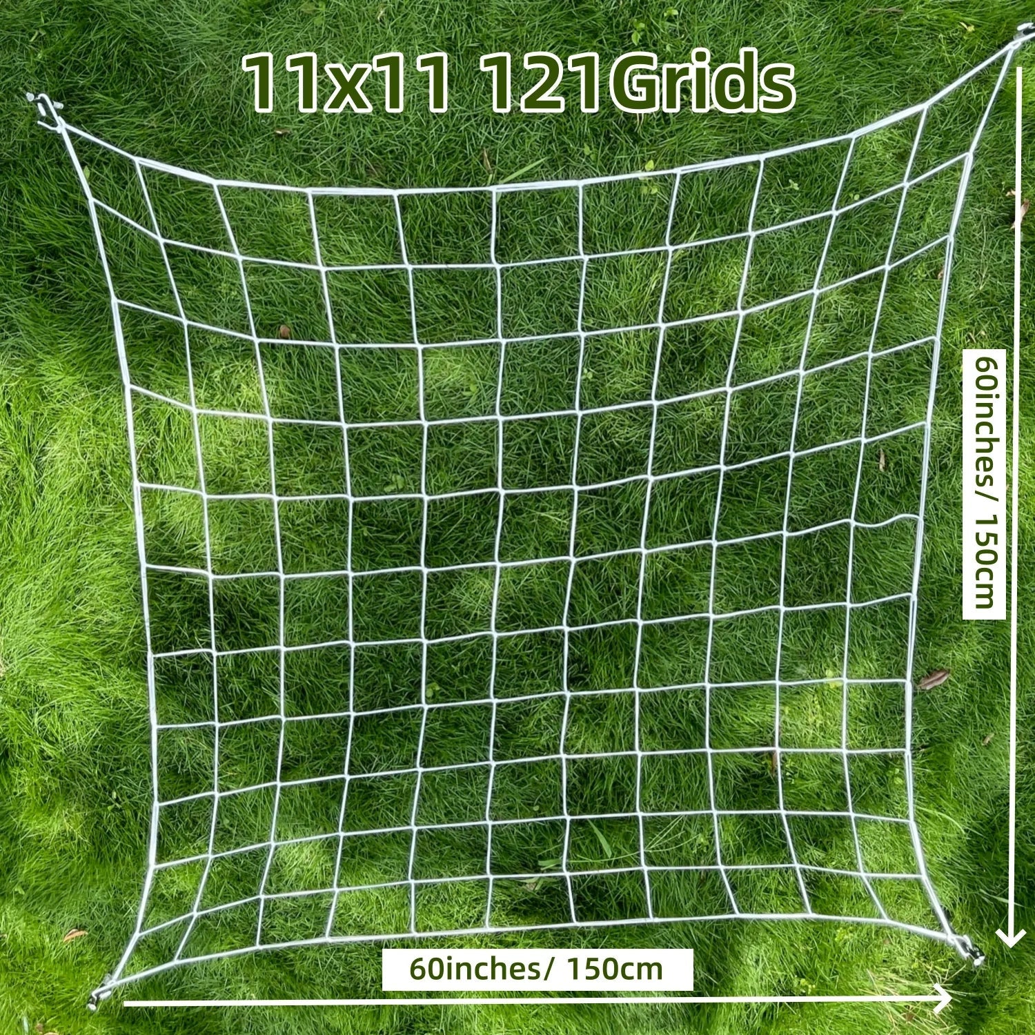 GrowFlex Pro | Elastisches Ranknetz | 10×10 cm Maschen | Für Pflanzen & Hydrokultur