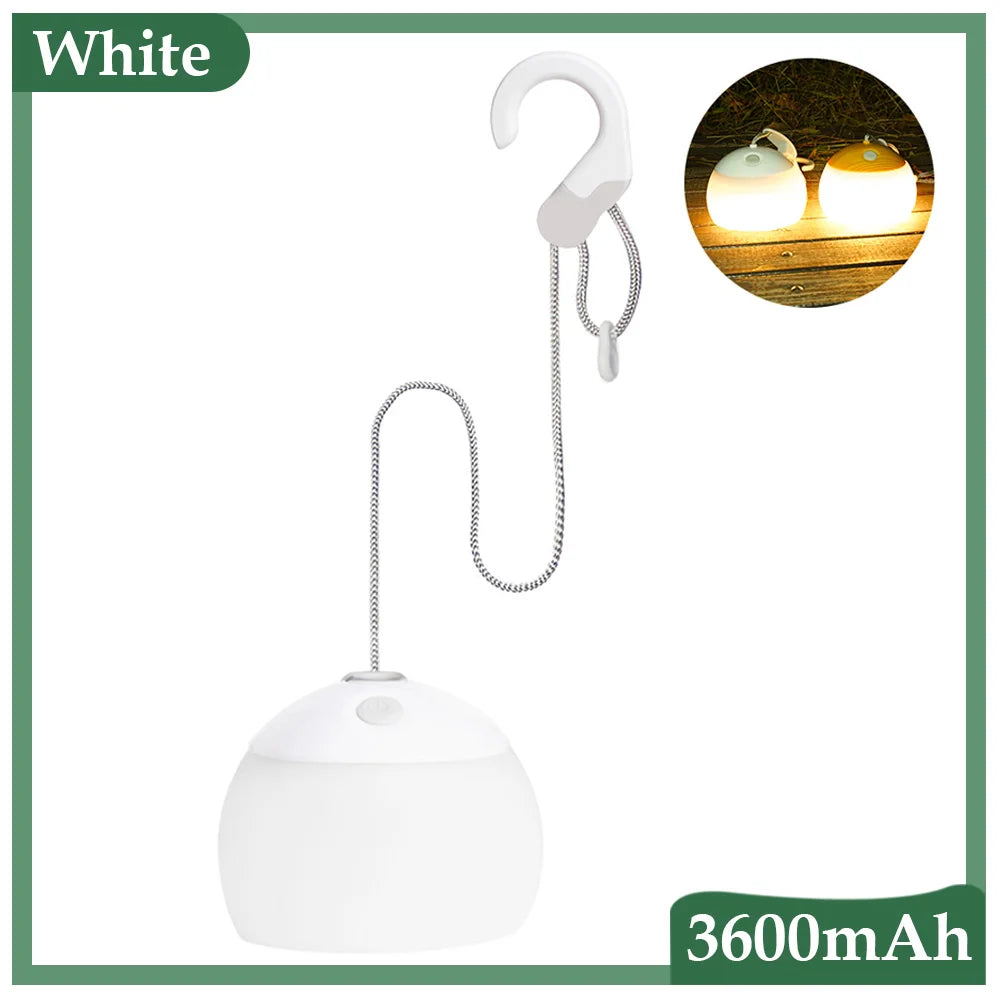 Campeluna | Retro LED-Campinglampe | Wiederaufladbar & Leicht | Für Outdoor & Zuhause
