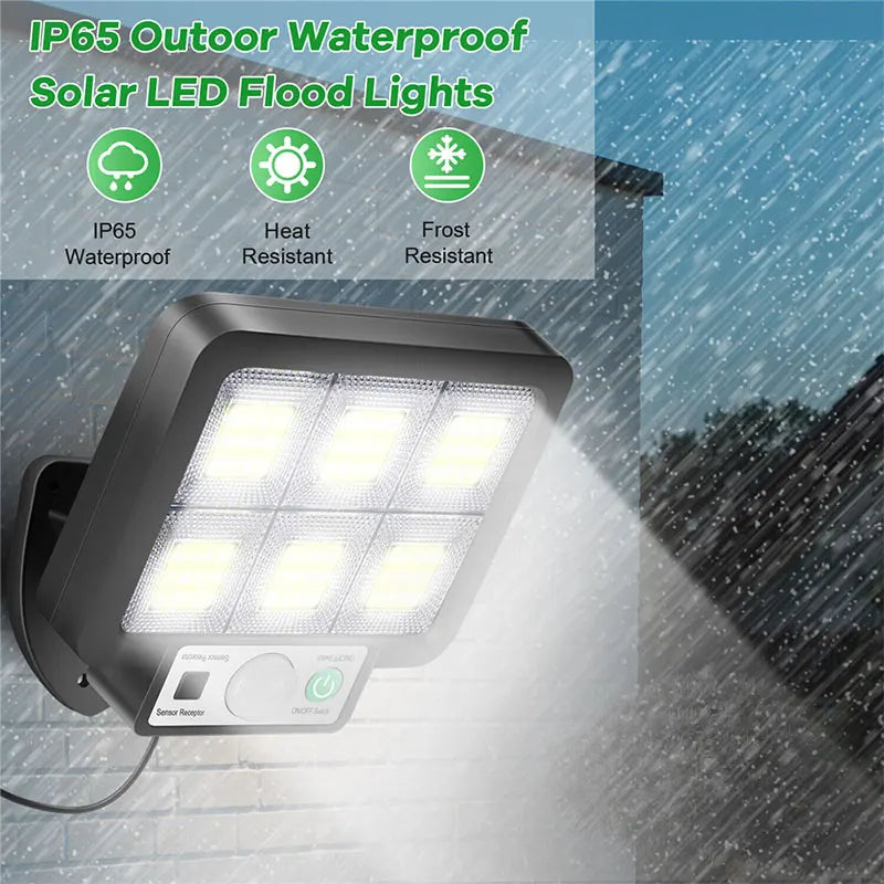 SolarBeam 1000 | 3-in-1 Solarlicht | Bewegungs- & Dämmerungsautomatik | 1000 Lumen