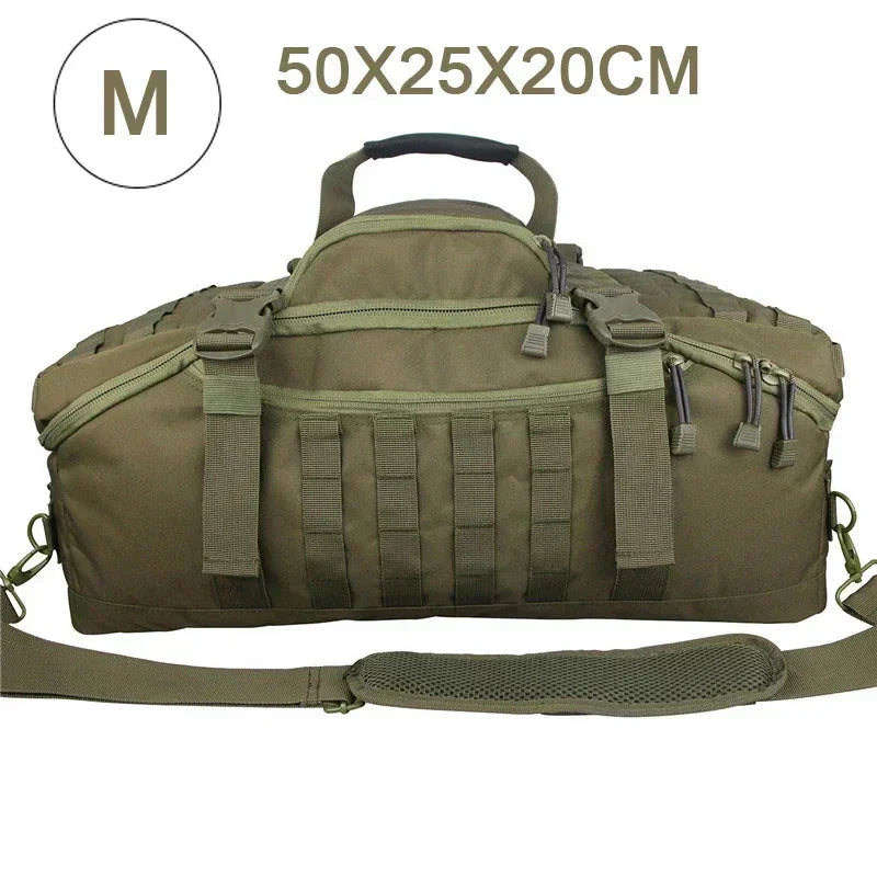 Roventrek | Outdoor Dufflebag 3-in-1 | Wasserdicht & Molle-kompatibel | 40–80L Volumen