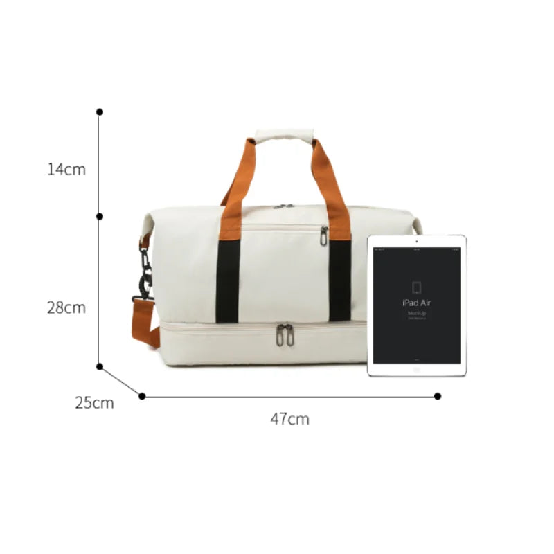 Tavroya ActiveLite | Sporttasche für Alltag & Reise | Ultraleicht mit Schuhfach | Wasserabweisendes Oxford-Material | Unisex & Stylish
