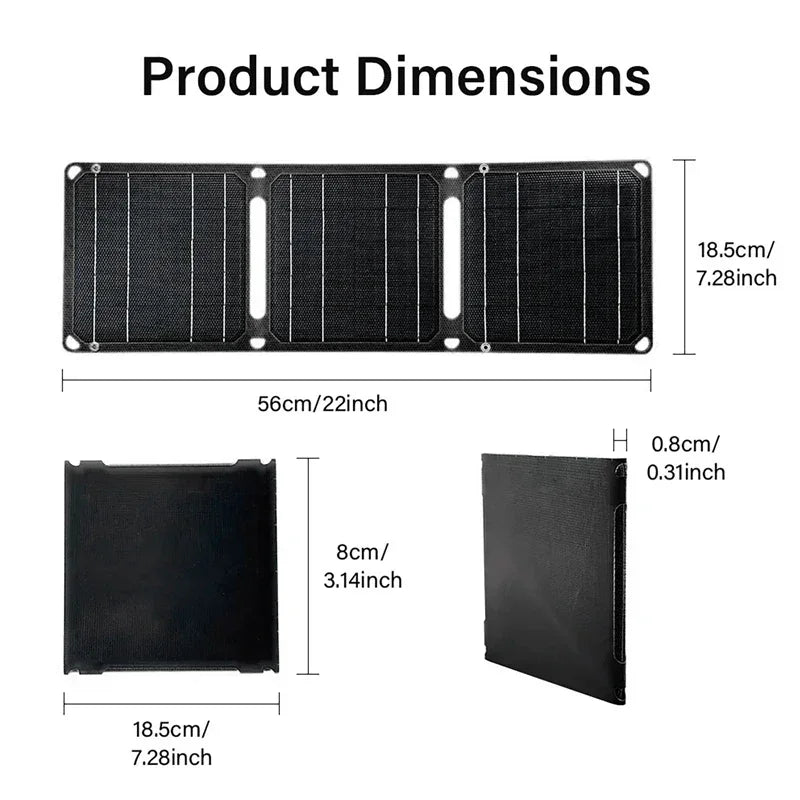 SolarJet Flex Solar Panel | Schnellladung & Kompakt | 30W/40W Monokristallin