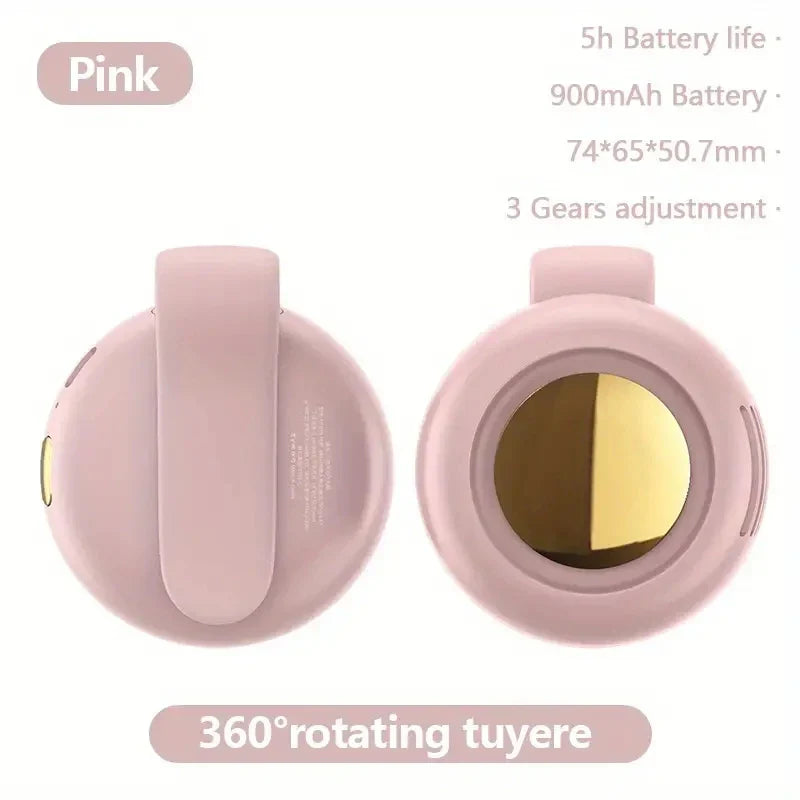 Silenca ClipFan | Mini-Ventilator Ohne Rotor | Ultra-Leise & USB-C | Für Kinderwagen & Reisen