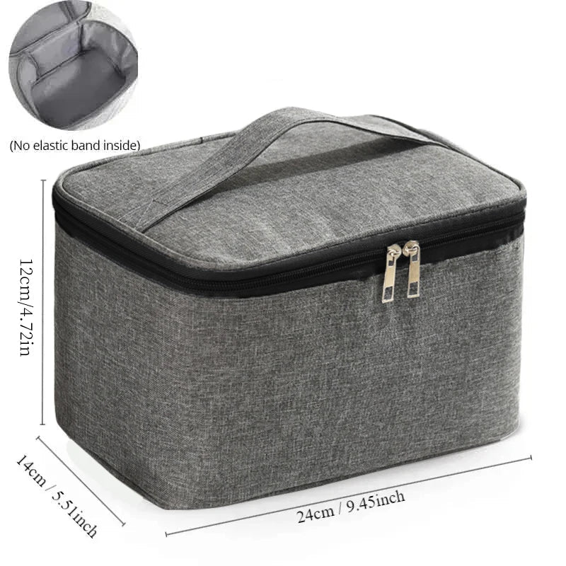 TravelMate Pro Kulturtasche | Doppelkammer-Design | Wasserabweisend & Leicht | Für Reisen & Alltag