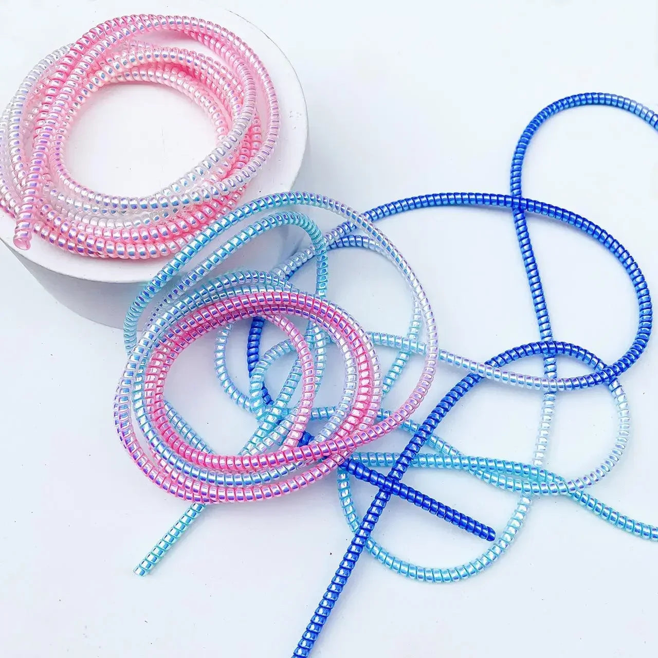 Flexiva Kabelprotektor | Spiral Kabelschutz | Stylisch & Robust | 150cm Bunt