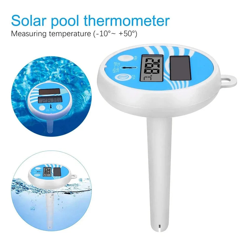 Aquadia Poolthermometer | Schwimmend & Robust | Exakte Temperaturanzeige | Für Pool & Whirlpool