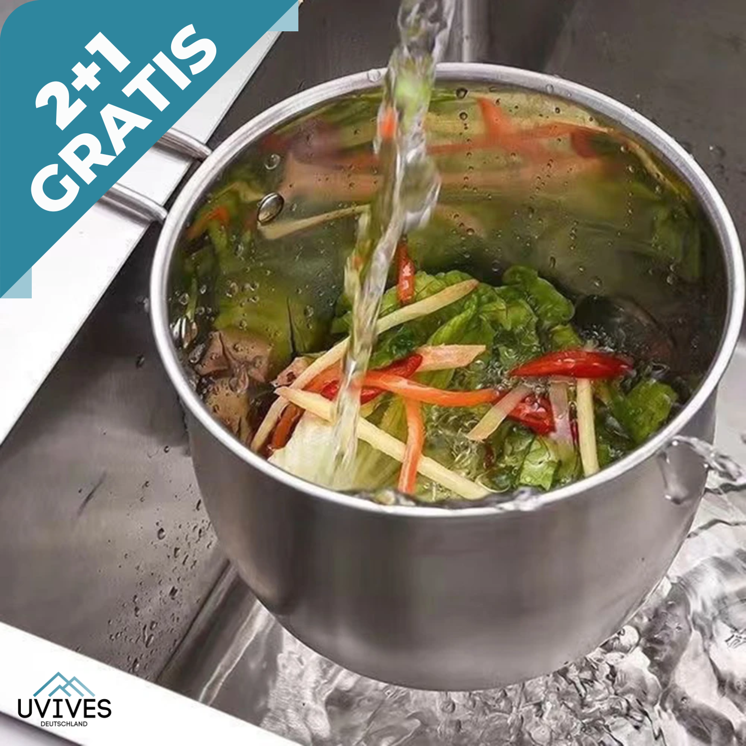 2+1 GRATIS | SinkGuard – Schluss mit verstopften Abflüssen und Chaos in der Spüle!