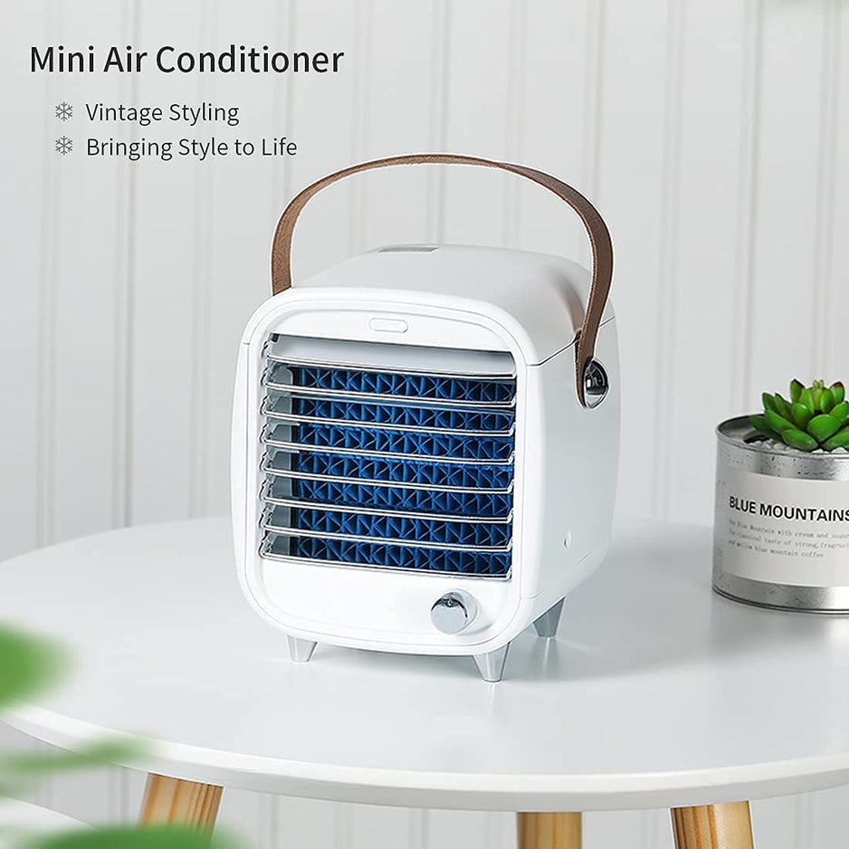 Airblis PocketCooler | Mini Luftkühler | USB & Energieeffizient | 3-in-1 Frische | Für Zuhause, Büro & Outdoor