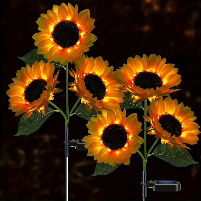 GardenGlow - Sonnenblumen-Solarleuchten für den Außenbereich [Letzter Tag Rabatt]
