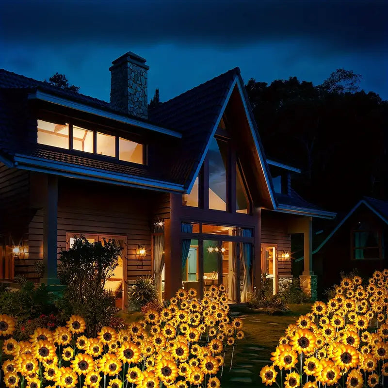 GardenGlow - Sonnenblumen-Solarleuchten für den Außenbereich [Letzter Tag Rabatt]