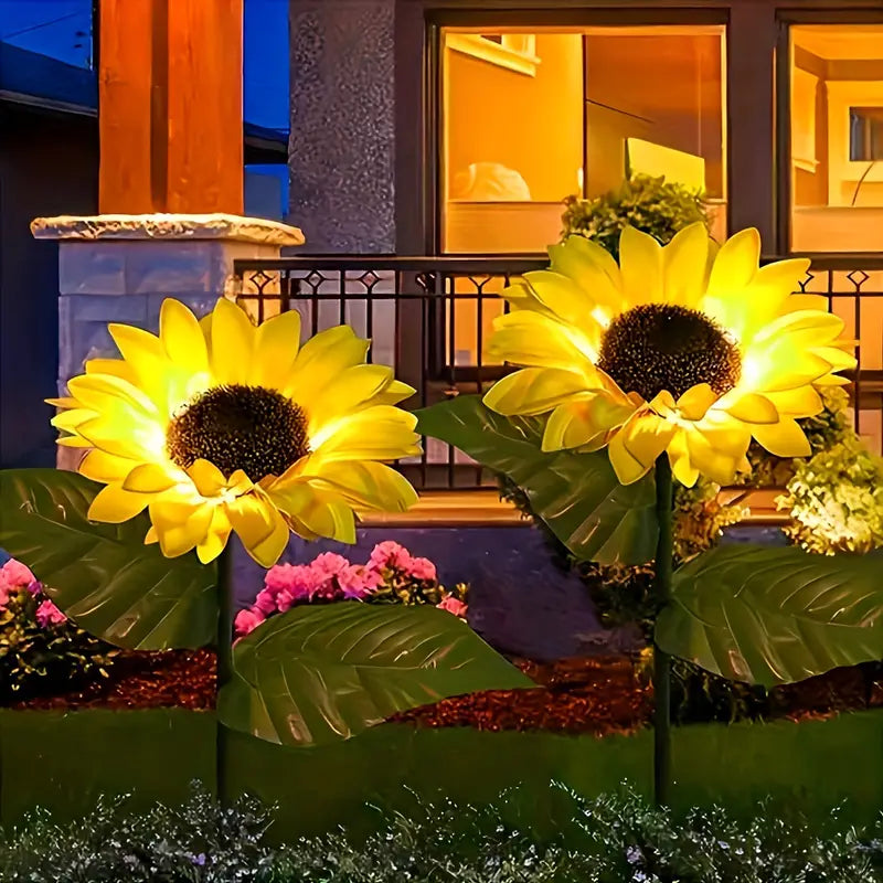 GardenGlow - Sonnenblumen-Solarleuchten für den Außenbereich [Letzter Tag Rabatt]