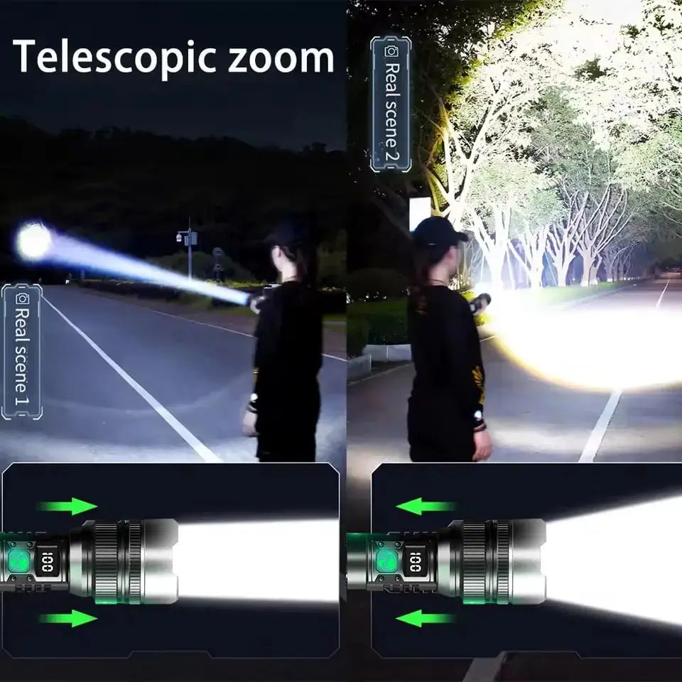 NightBeam – Die Taschenlampe, die jedes Dunkel durchbricht!