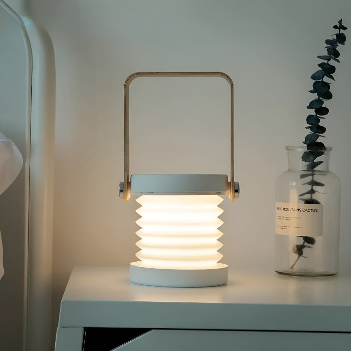 50% Rabatt | LuminaTwist - Zusammenklappbare LED-Nachtlampe