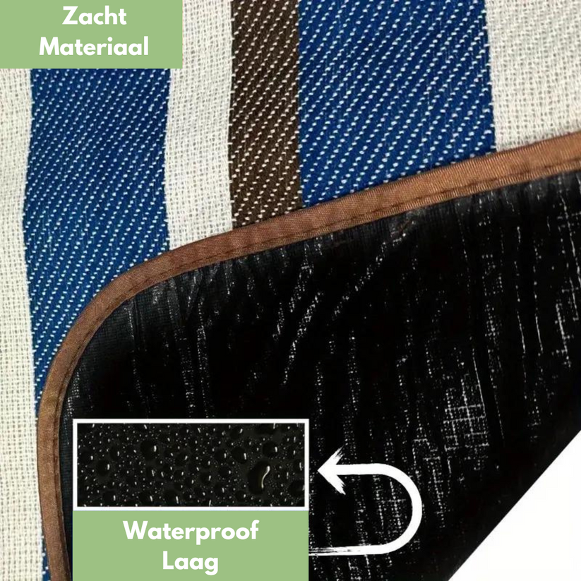 Freiluva Picknickdecke | Wasserfest & Gepolstert | Faltbar mit Tragegriff | 150×200 cm