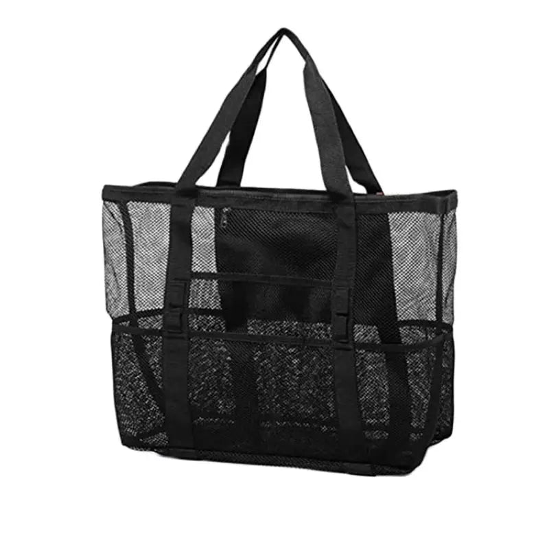 MarinaWave | Große Strandtasche | Wasserabweisend | 8 Außentaschen