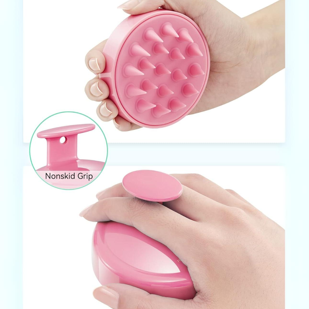 ScalpGlow | Silikon Kopfhautmassagebürste | Fördert Haarwachstum & Durchblutung | Anti-Schuppen & Hygienisch