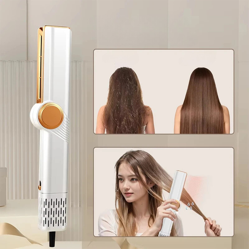 AeroLume | Ionic Hair Styler | 2-in-1 Föhn & Glätter | Keramik-Turmalin | 360° Drehkabel