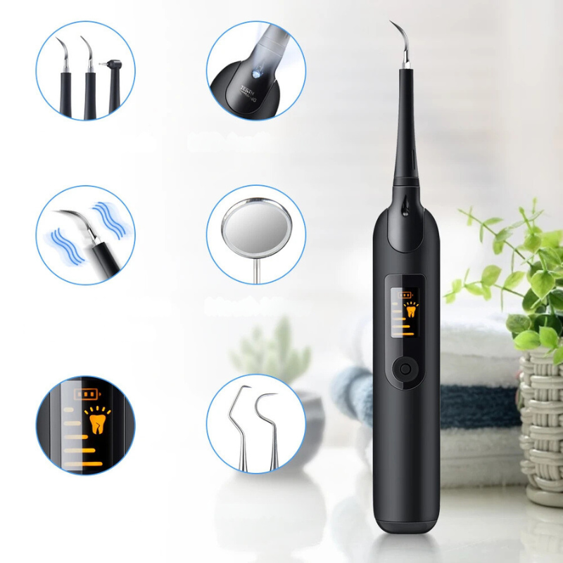 Smileora SonicWhite | Elektrischer Zahnreiniger & Whitening-Tool | Hochfrequenz-Vibration & Aufhellung | Für strahlend weiße Zähne