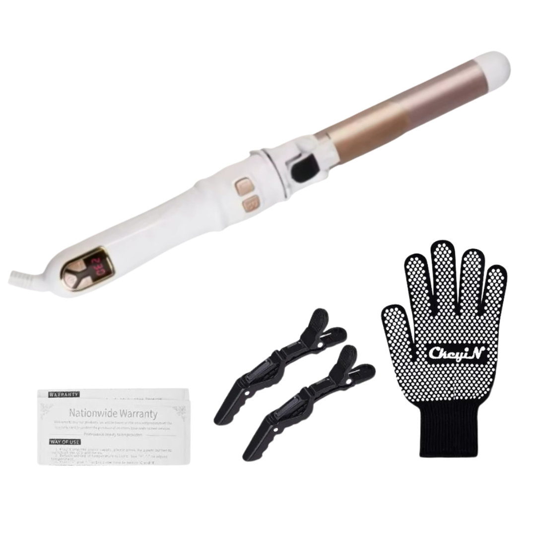 LuxeCurl | Lockenstab | Keramik-Turmalin & variable Temperatur | Für glamouröse Wellen & definierte Locken
