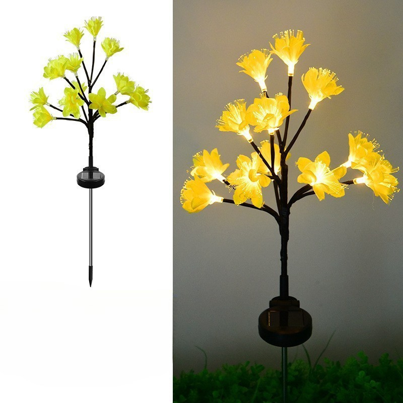 Solaria BloomLights | Solar Gartenbeleuchtung Im Blumenstil | Wetterfest & Nachhaltig | Warmweißes Licht | 6er-Set Für Beete & Wege