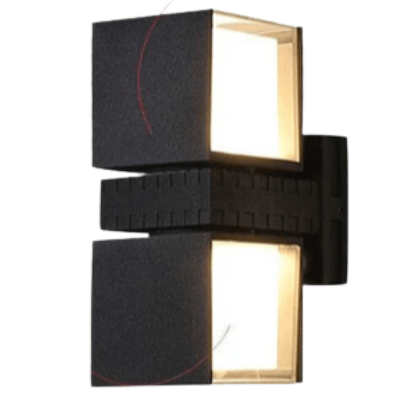Auriqa Flex Wandlampe | Verstellbarer Leuchtenkopf | Outdoor-Designlampe für Terrasse & Eingang | Wetterfest & Stilvoll | E27-Fassung für individuelle Lichtwahl