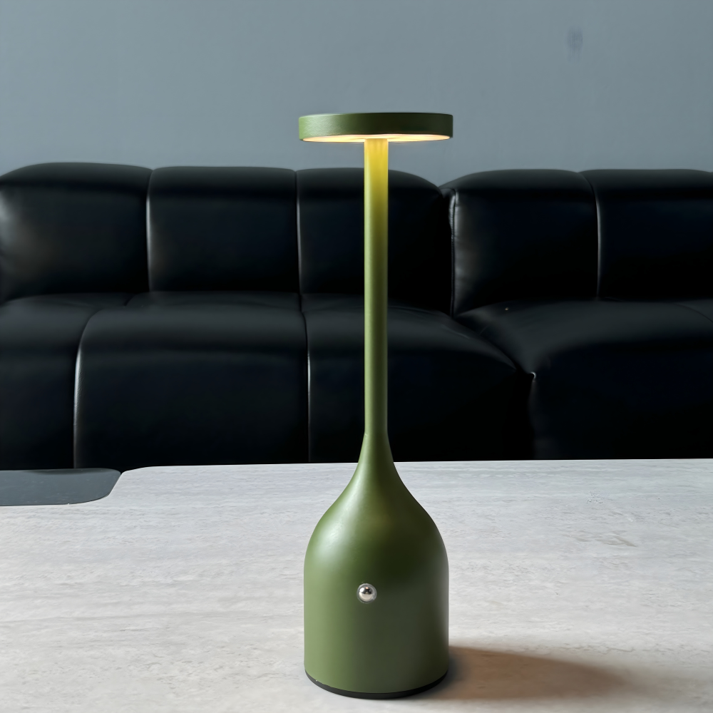 Velluna Glow | Kabellose LED-Tischlampe | Dimmbar mit Touch | USB & Akku