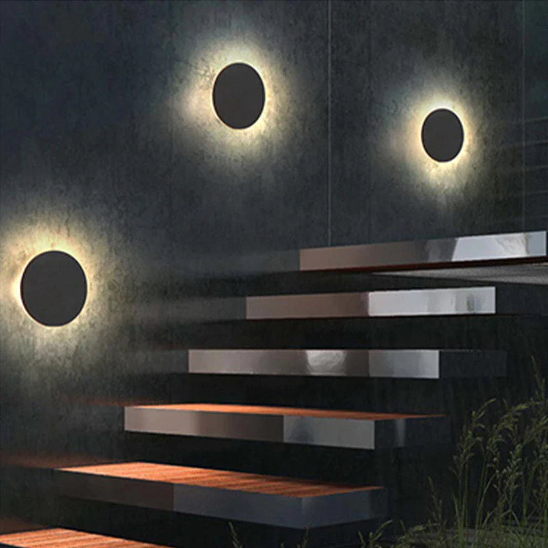 AuroBeam LED Wandleuchte | Wetterfeste Außenbeleuchtung | Modernes Design | Robuste Metallkonstruktion