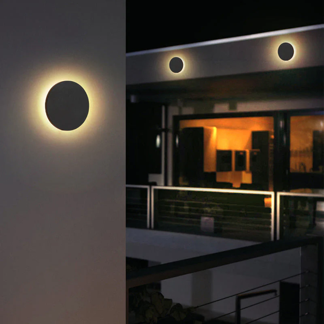 AuroBeam LED Wandleuchte | Wetterfeste Außenbeleuchtung | Modernes Design | Robuste Metallkonstruktion