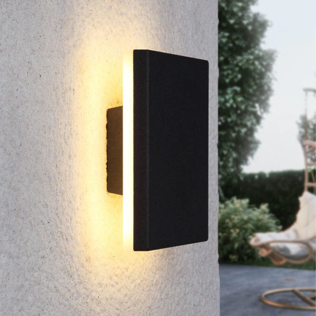AuroBeam LED Wandleuchte | Wetterfeste Außenbeleuchtung | Modernes Design | Robuste Metallkonstruktion