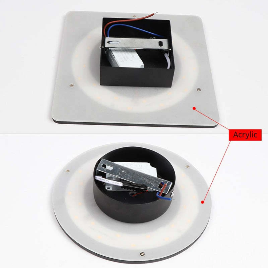 AuroBeam LED Wandleuchte | Wetterfeste Außenbeleuchtung | Modernes Design | Robuste Metallkonstruktion