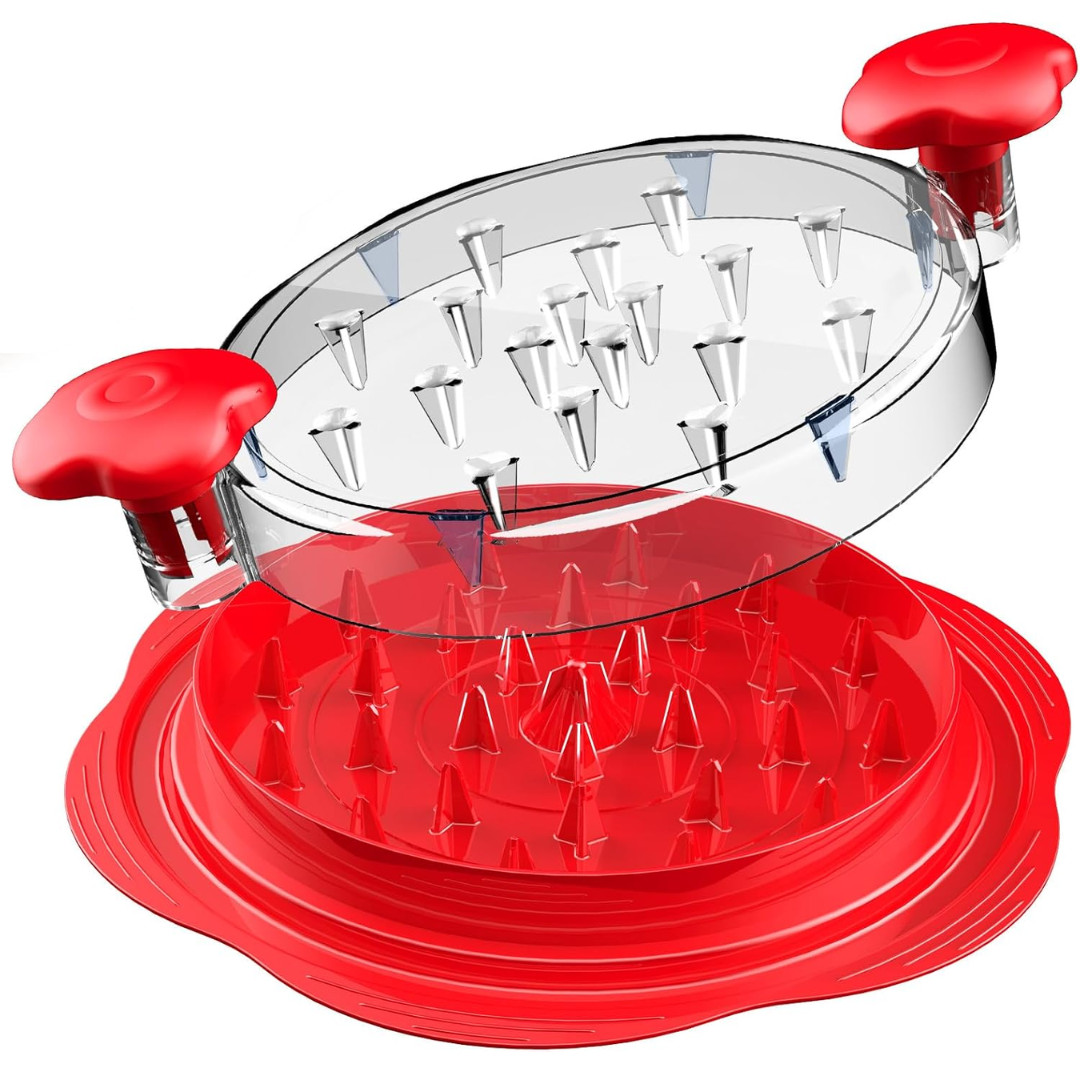 EasyChop Fleischzerkleinerer | Ergonomisch & Rutschfest | Große Kapazität | BPA-frei