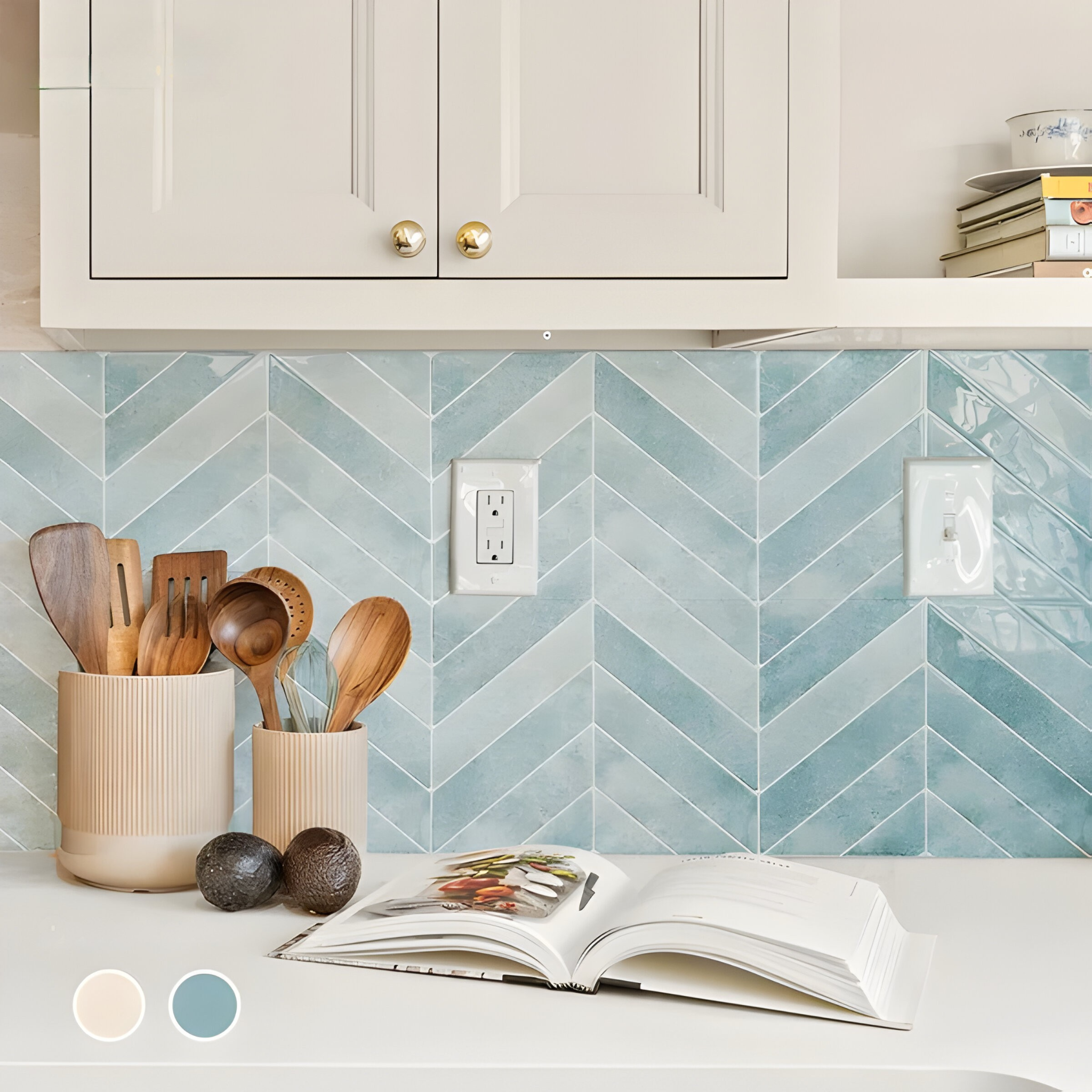 WallMagic 3D Tiles | Selbstklebende Wandfliesen | Modern & Feuchtigkeitsbeständig | Für Bad & Küche