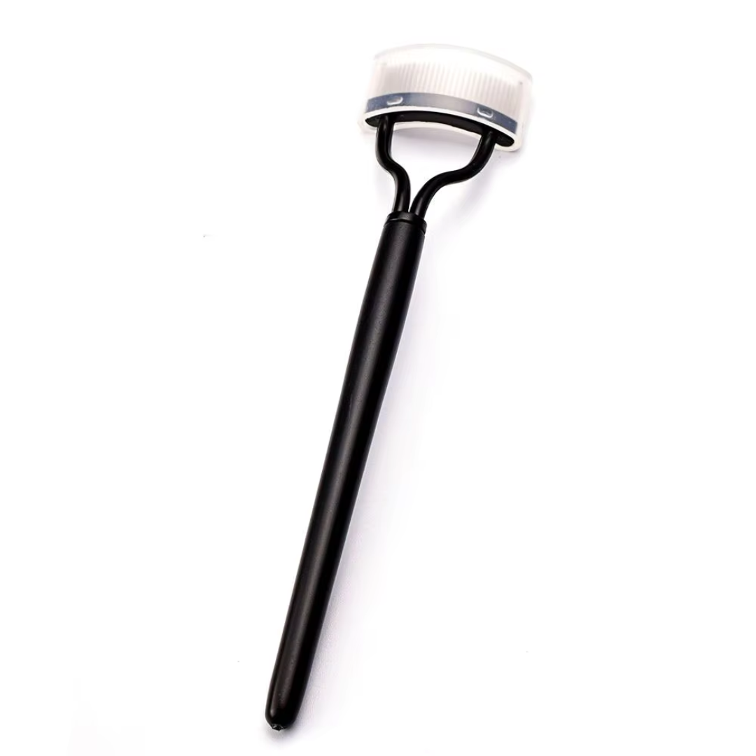 LashPerfection Wimpernkamm & Mascara-Bürstchen | Klümpchenfreie Anwendung | Ergonomisch Gebogen | Mit Schutzkappe