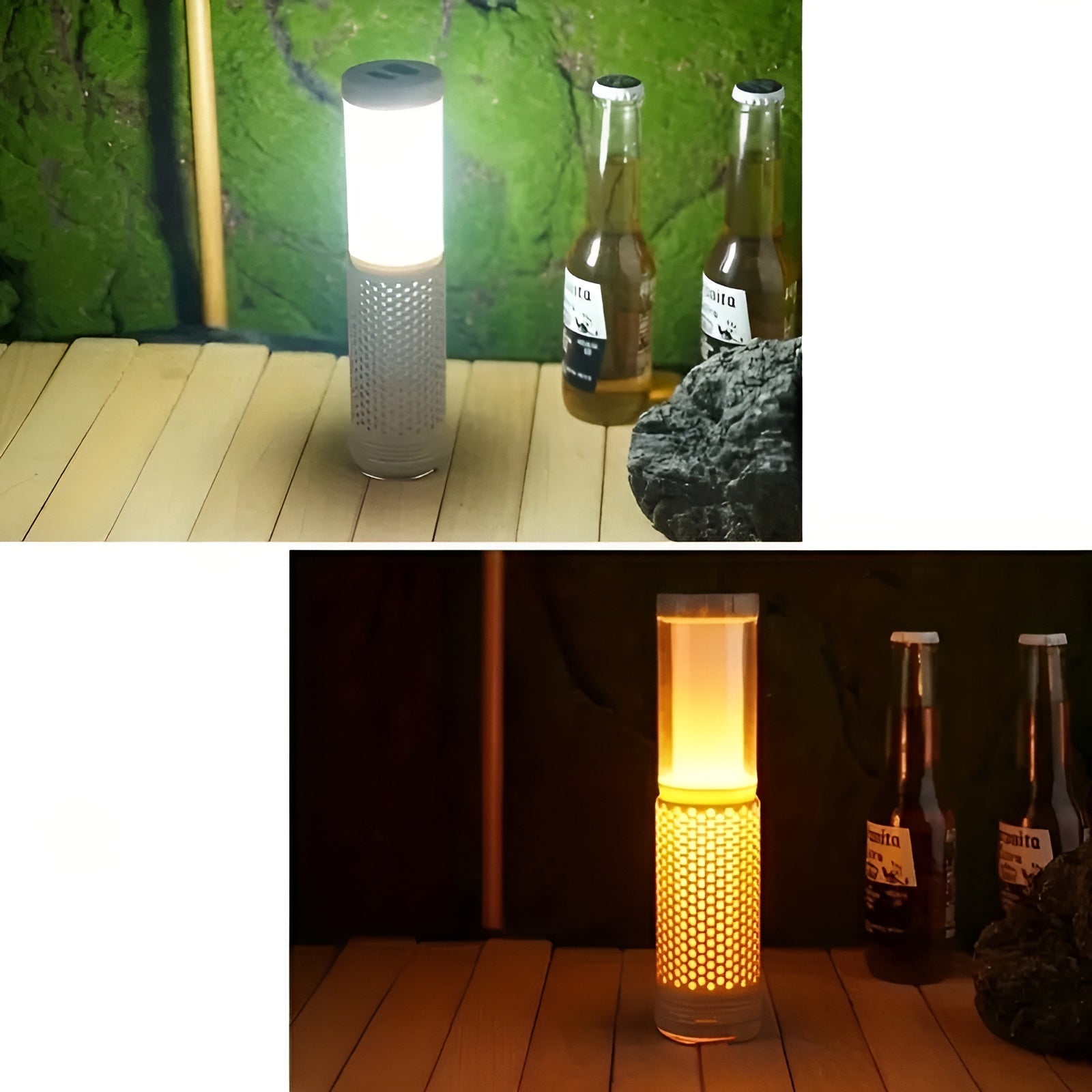 CampiLume LED Campinglampe | Höhenverstellbar & Wiederaufladbar | 30 Stunden Laufzeit